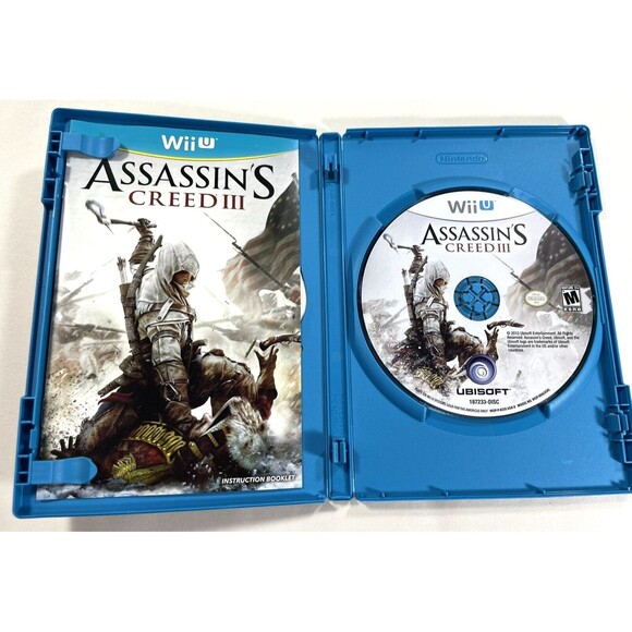 Assassin's Creed III Nintendo Wii U 2012 Complete With Manual Tested - Picture 4 of 9